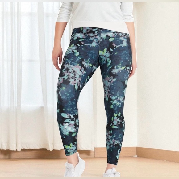 NEW, Old Navy, High-Waisted PowerSoft Rib Pocket Leggings, 3X, Navy, Colors - Picture 1 of 10